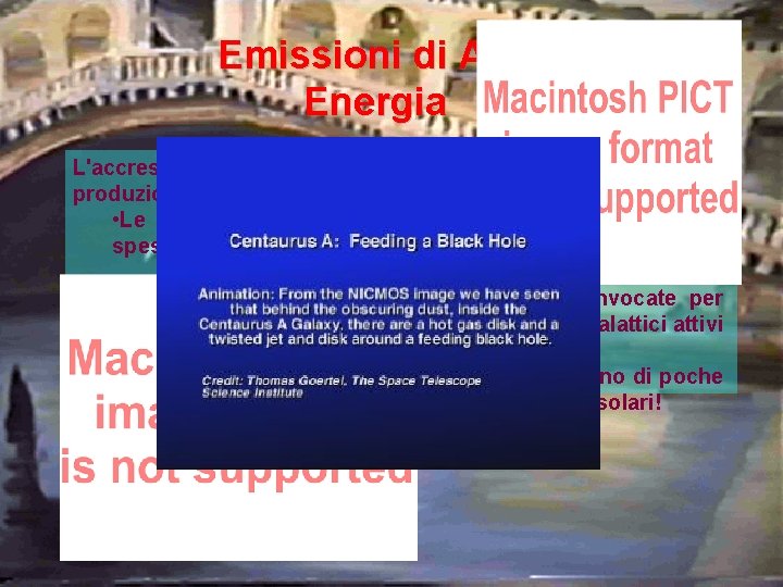 Emissioni di Alta Energia L'accrescimento su oggetti compatti è uno dei meccanismi di produzione