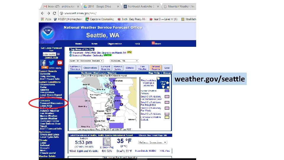 weather. gov/seattle 