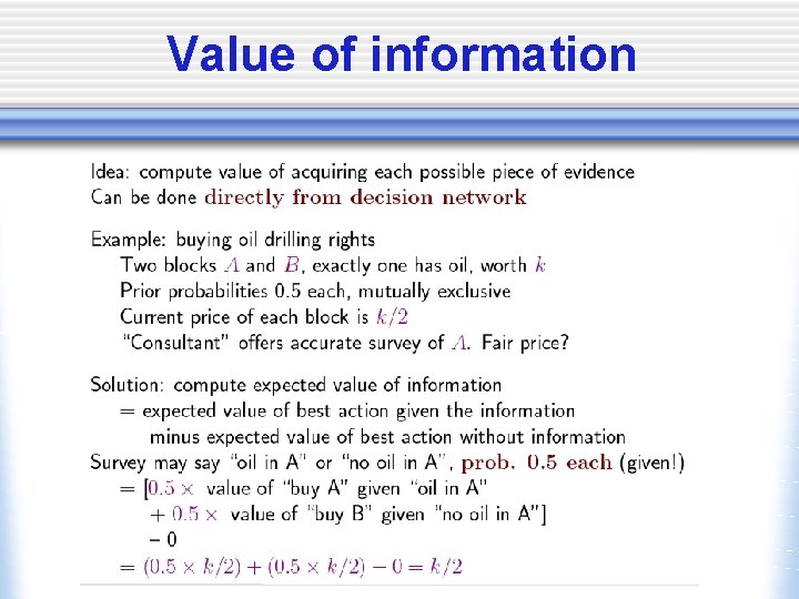 Value of information 