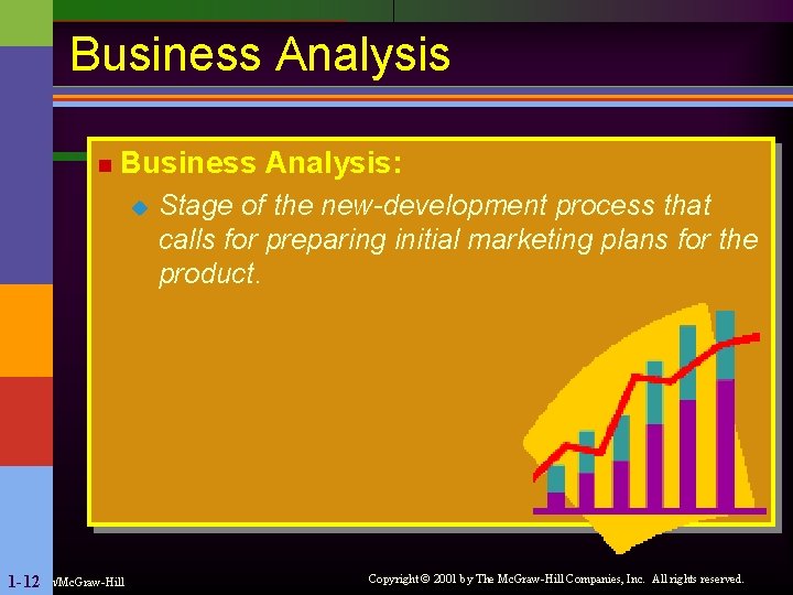 Business Analysis n Business Analysis: u Irwin/Mc. Graw-Hill 1 -12 Stage of the new-development