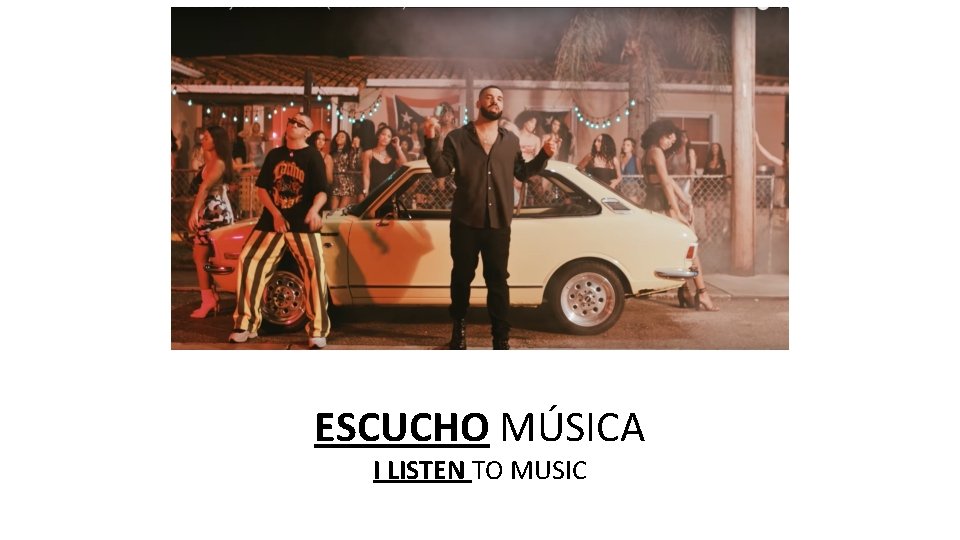ESCUCHO MÚSICA I LISTEN TO MUSIC 