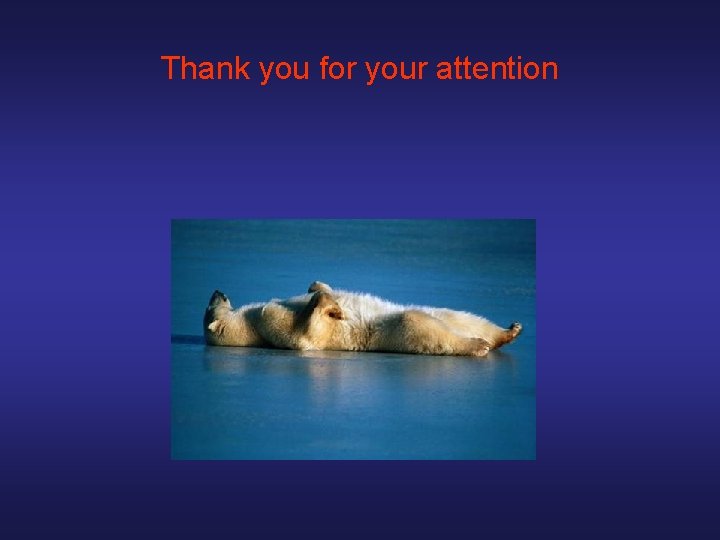 Thank you for your attention Thank you for your attention