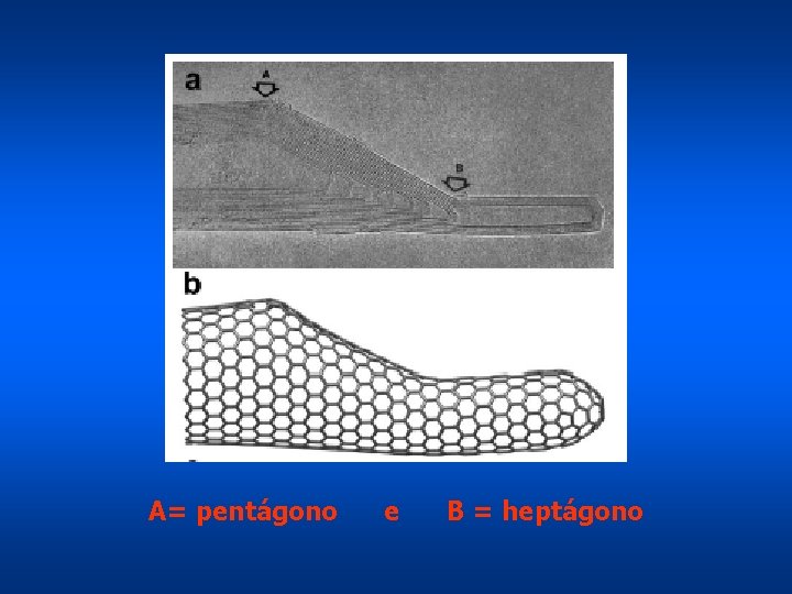 A= pentágono e B = heptágono 