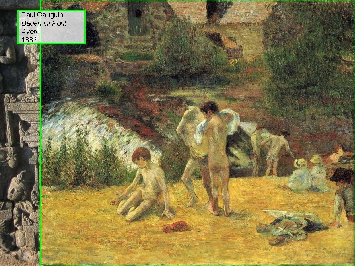 Paul Gauguin Baden bij Pont. Aven 1886 