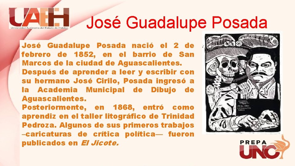 José Guadalupe Posada nació el 2 de febrero de 1852, en el barrio de