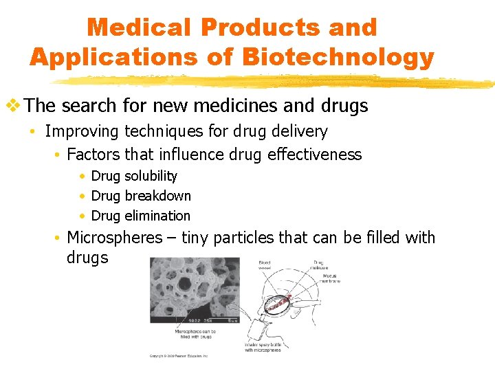 Medical Products and Applications of Biotechnology v The search for new medicines and drugs