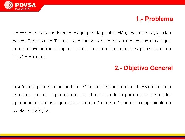 INFORME DE GESTIÓN GERENCIA DE PCP CVP FEBRERO 2011 1. - Problema No existe