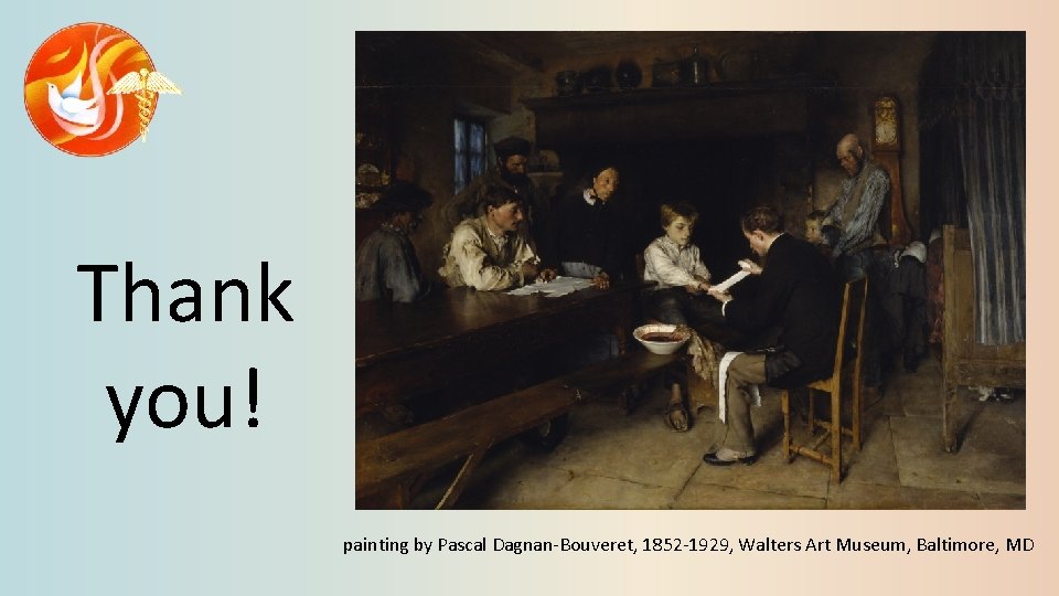 Thank you! painting by Pascal Dagnan-Bouveret, 1852 -1929, Walters Art Museum, Baltimore, MD 