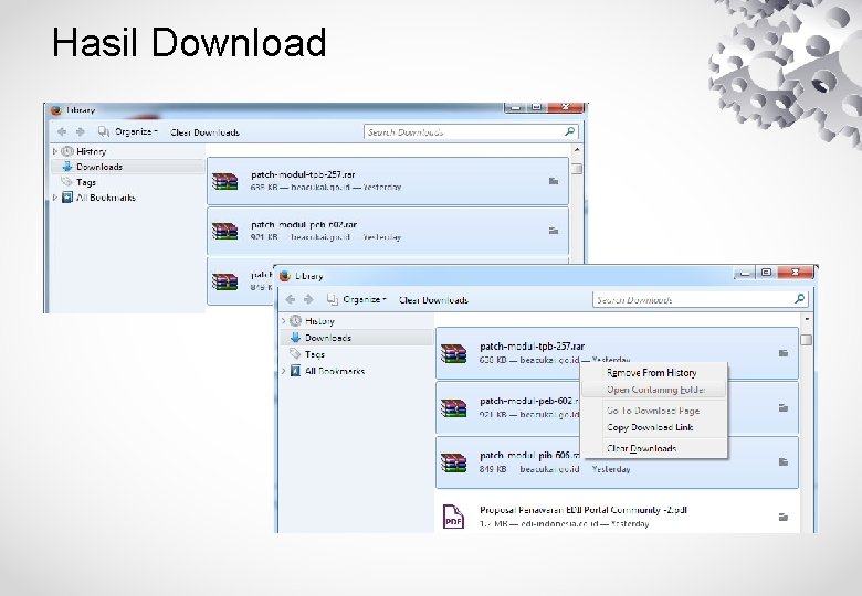 Hasil Download 