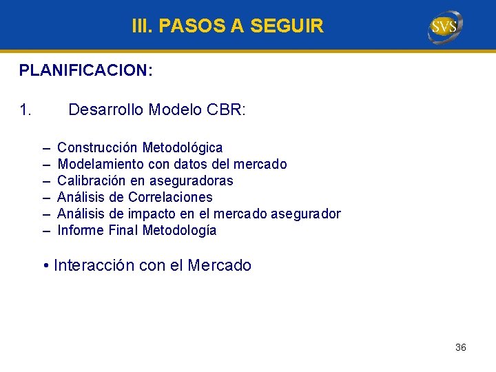 III. PASOS A SEGUIR PLANIFICACION: 1. Desarrollo Modelo CBR: – – – Construcción Metodológica III. PASOS A SEGUIR PLANIFICACION: 1. Desarrollo Modelo CBR: – – – Construcción Metodológica