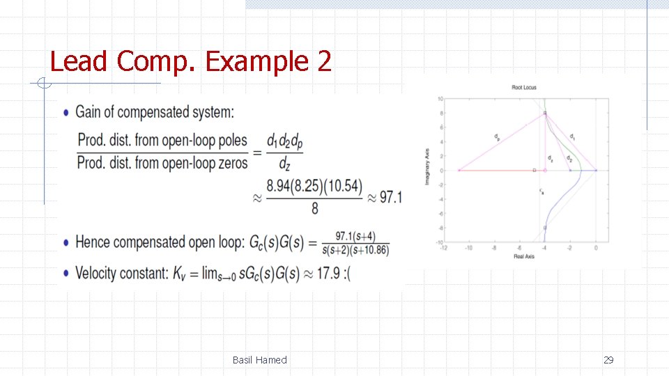 Lead Comp. Example 2 Basil Hamed 29 