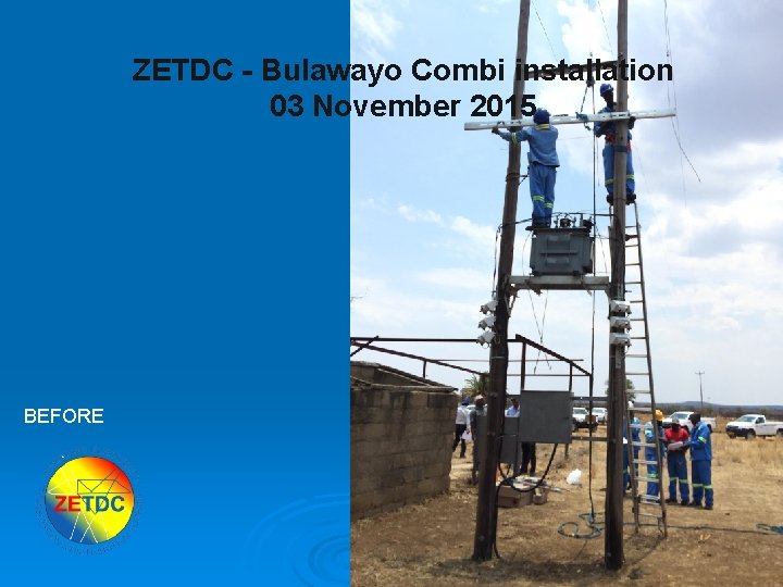 ZETDC - Bulawayo Combi installation 03 November 2015 BEFORE 15 