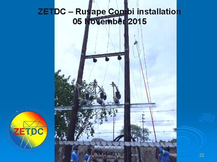 ZETDC – Rusape Combi installation 05 November 2015 22 