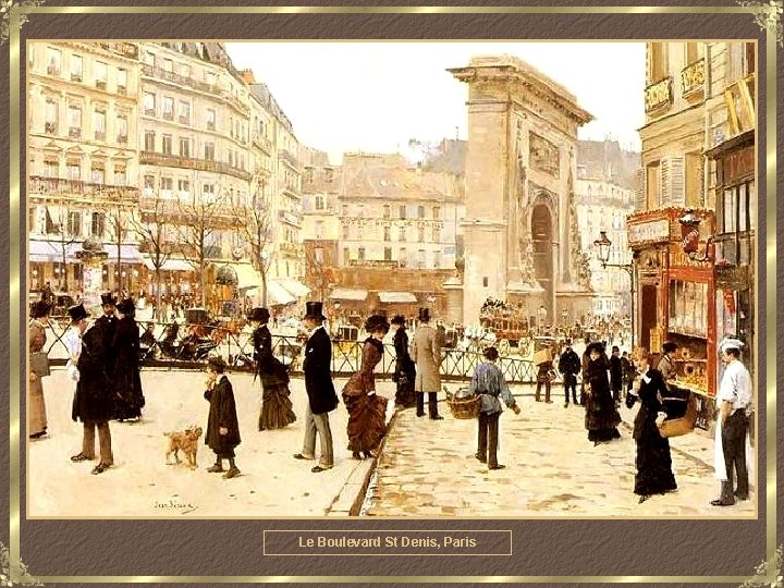 Le Boulevard St Denis, Paris 