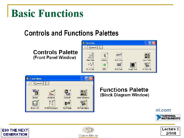 Basic Functions 