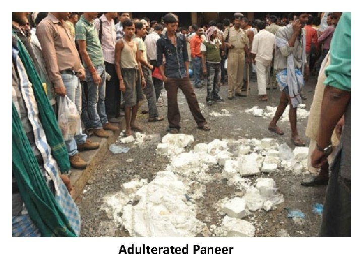 Adulterated Paneer 