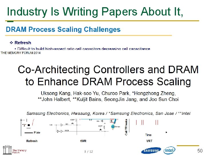 Industry Is Writing Papers About It, Too 50 Industry Is Writing Papers About It, Too 50
