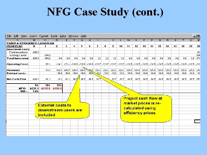 NFG Case Study (cont. ) 