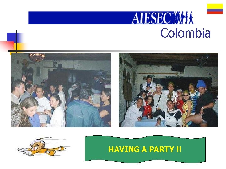 Colombia HAVING A PARTY !! 