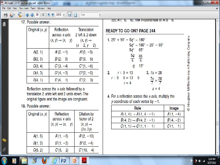 5 -8 Identifying Combined Transformations 