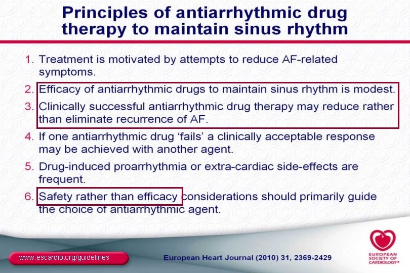 www. escardio. org/guidelines 