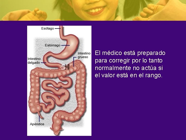 El médico está preparado para corregir por lo tanto normalmente no actúa si el