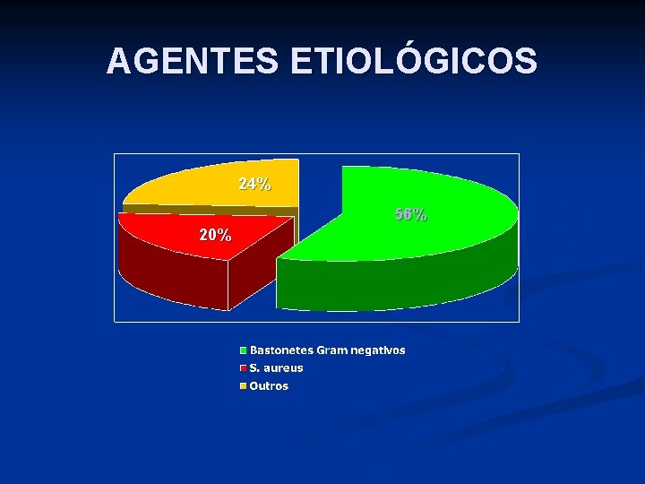 AGENTES ETIOLÓGICOS 24% 56% 20% 