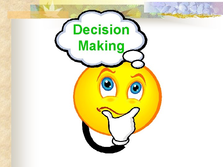 Decision Making 