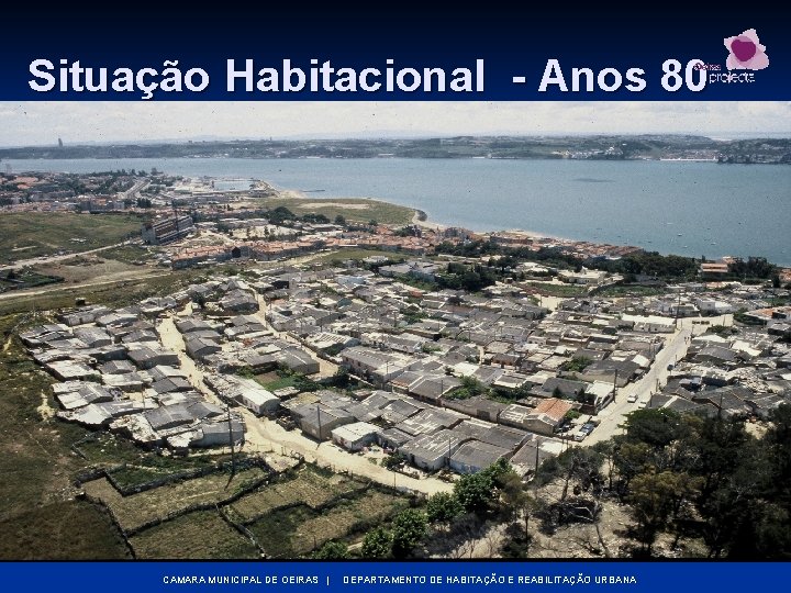 Situação Habitacional - Anos 80 CAMARA MUNICIPAL DE OEIRAS | DEPARTAMENTO DE HABITAÇÃO E