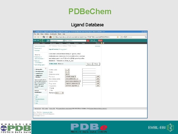 PDBe. Chem Ligand Database 