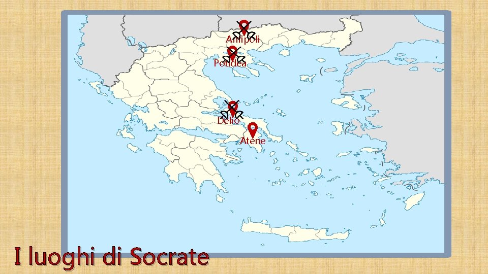Anfipoli Potidea Delio Atene I luoghi di Socrate 