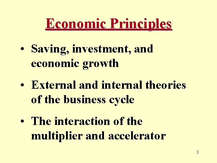 Chapter 24 Economic Growth Business Cycles and Countercyclical