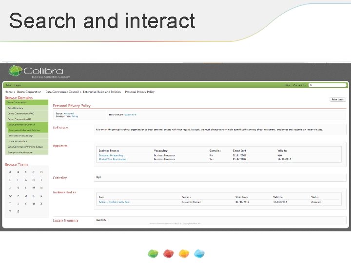 Search and interact 