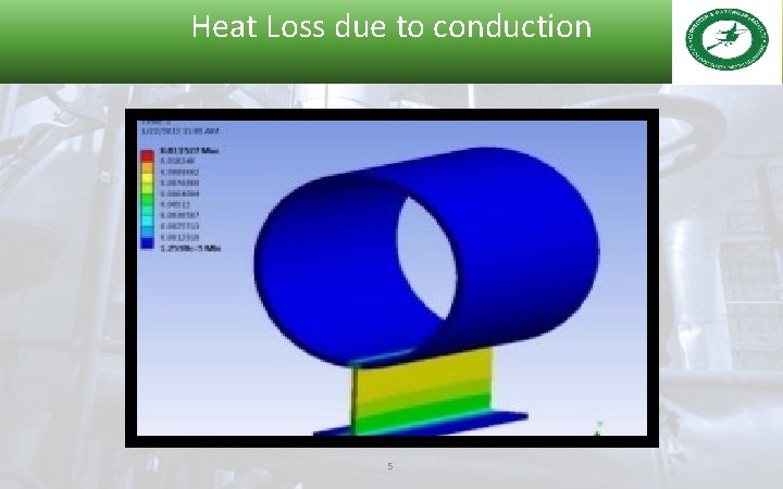 Heat Loss due to conduction 5 