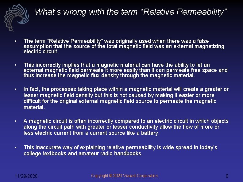 What’s wrong with the term “Relative Permeability” • The term “Relative Permeability” was originally What’s wrong with the term “Relative Permeability” • The term “Relative Permeability” was originally