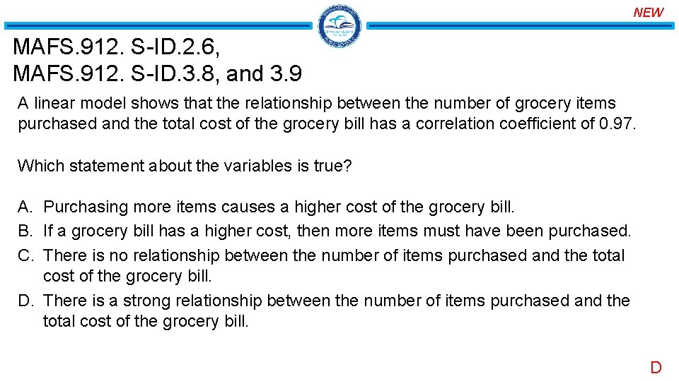 NEW MAFS. 912. S-ID. 2. 6, MAFS. 912. S-ID. 3. 8, and 3. 9