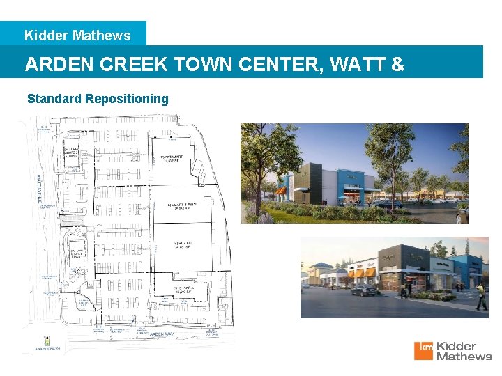 Kidder Mathews ARDEN CREEK TOWN CENTER, WATT & ARDEN Standard Repositioning 