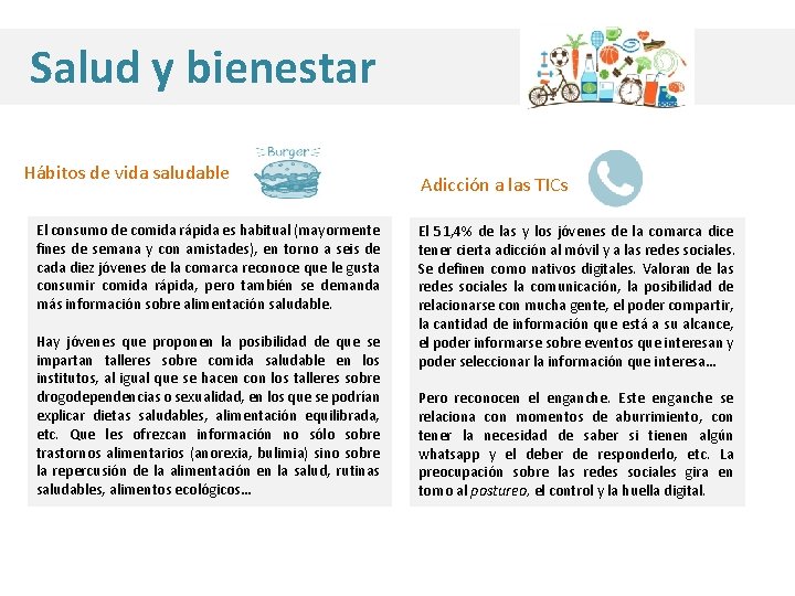 Salud y bienestar Hábitos de vida saludable El consumo de comida rápida es habitual