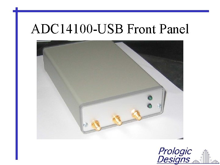 ADC 14100 -USB Front Panel 