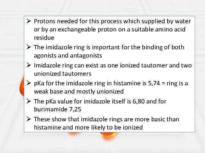 Ø Protons needed for this process which supplied by water or by an exchangeable
