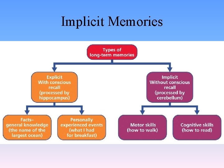 Implicit Memories 