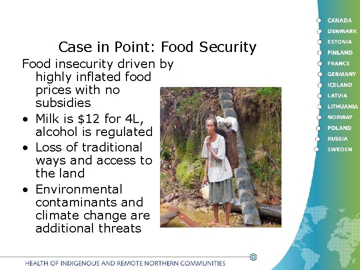Case in Point: Food Security Food insecurity driven by highly inflated food prices with