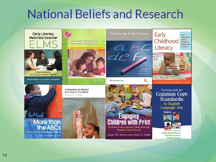 National Beliefs and Research 14 