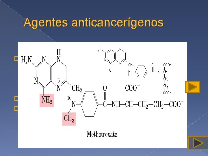 Agentes anticancerígenos azaserina � Antagonistas de la glutamina acivicina Antimetabolitos : Fluorouracilo timidilato sintasa