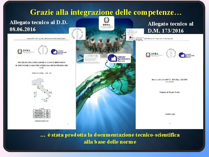 Grazie alla integrazione delle competenze… Allegato tecnico al D. D. 08. 06. 2016 Allegato