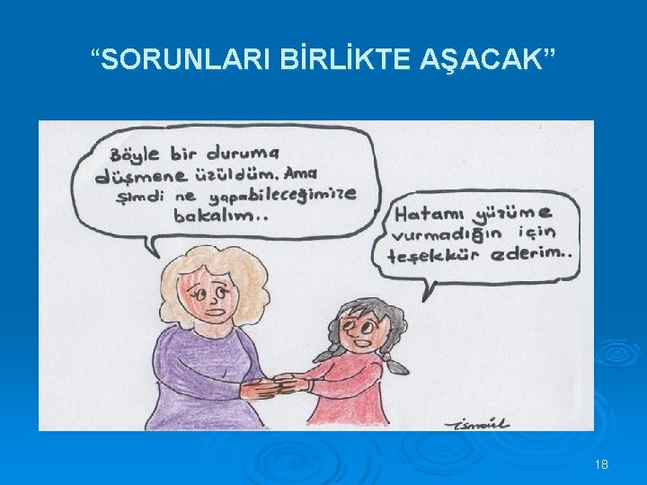 “SORUNLARI BİRLİKTE AŞACAK” 18 