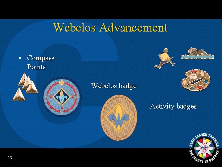 Webelos Advancement • Compass Points Webelos badge Activity badges 15 