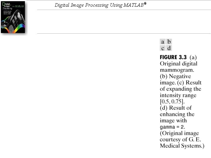 Digital Image Processing Using MATLAB® 