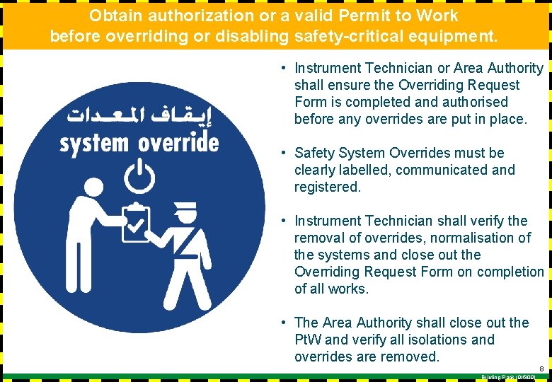 The LifeSaving Rules 1 Briefing Pack 9509 What