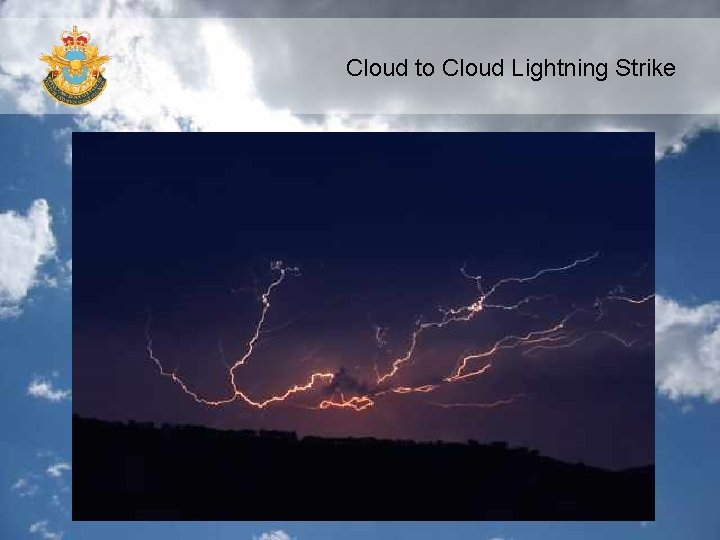 Cloud to Cloud Lightning Strike 